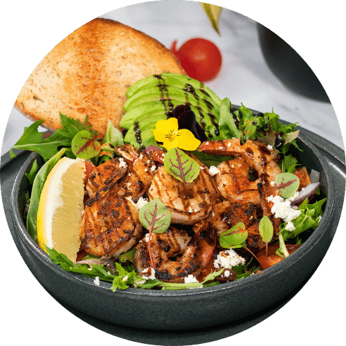Brisbane cafe King Prawn Salad